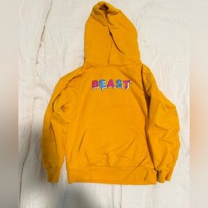 Boys Mr. Beast Gold Sweatshirt size 10